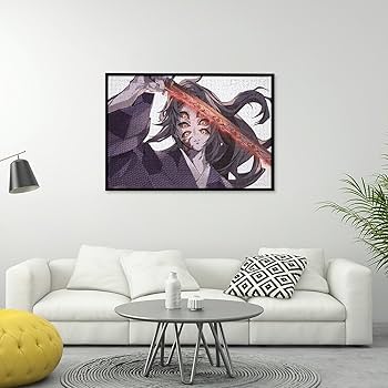 鬼滅の刃　黒死牟（こくしぼう）　額装品 アートパネル Amazon.co.jp: 黒死牟 鬼滅の刃 ポスター1 ホームデコレーション